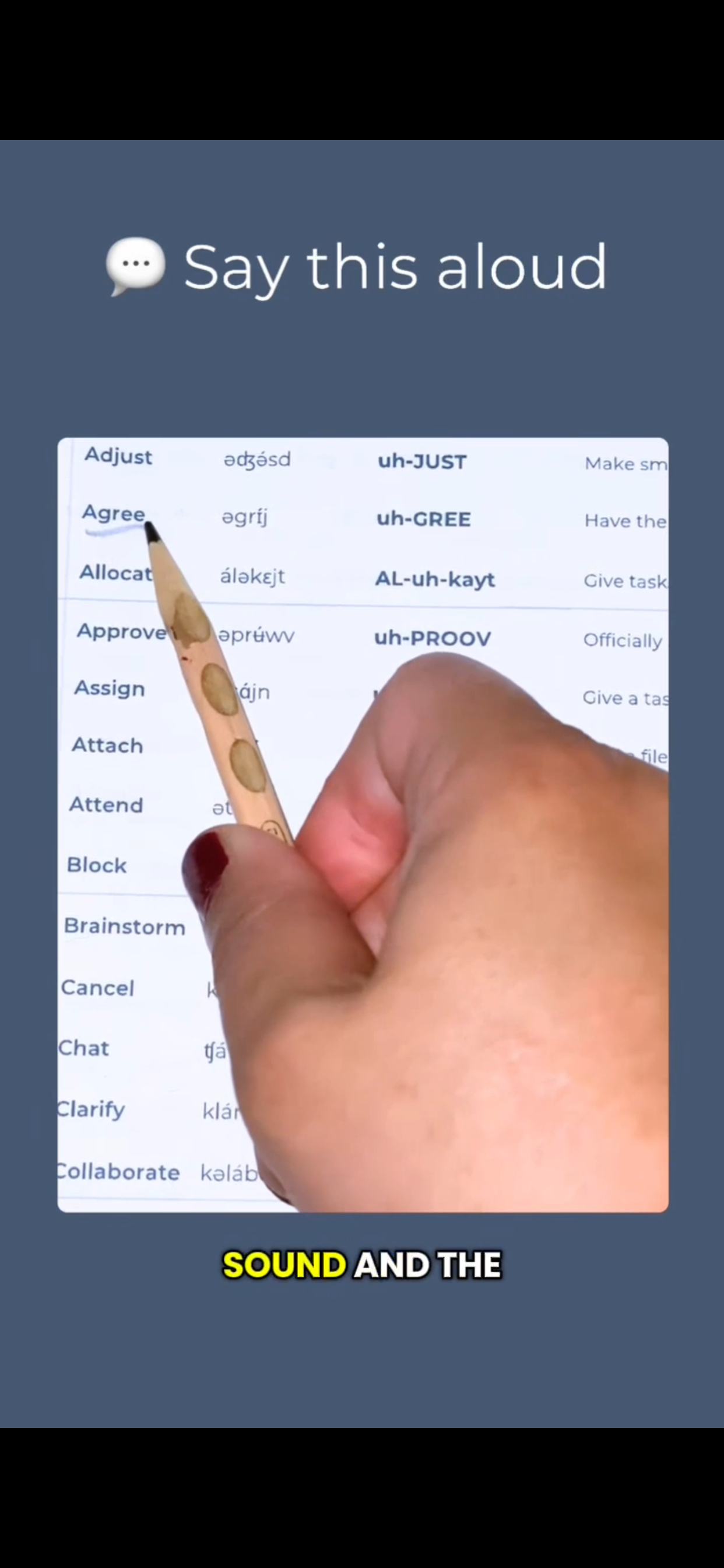 Pronunciation | Live 1:1 Coaching + Workplace Vocabulary Toolkit