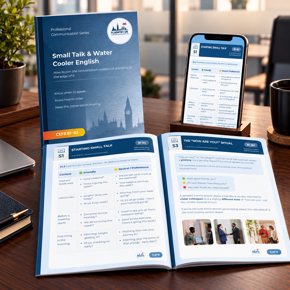Small Talk & Water Cooler English | PDF | Professional Communication Series | F L U E N T R Y - U K