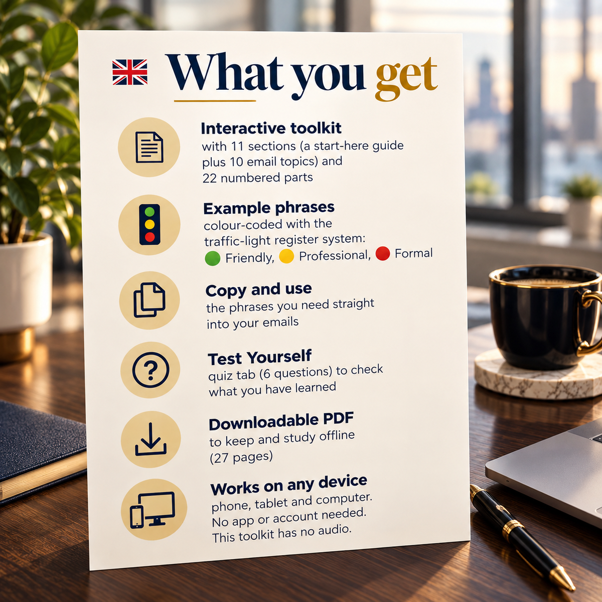 Email Etiquette Survival Toolkit | Interactive Toolkit + PDF | Professional Communication Series | F L U E N T R Y - U K
