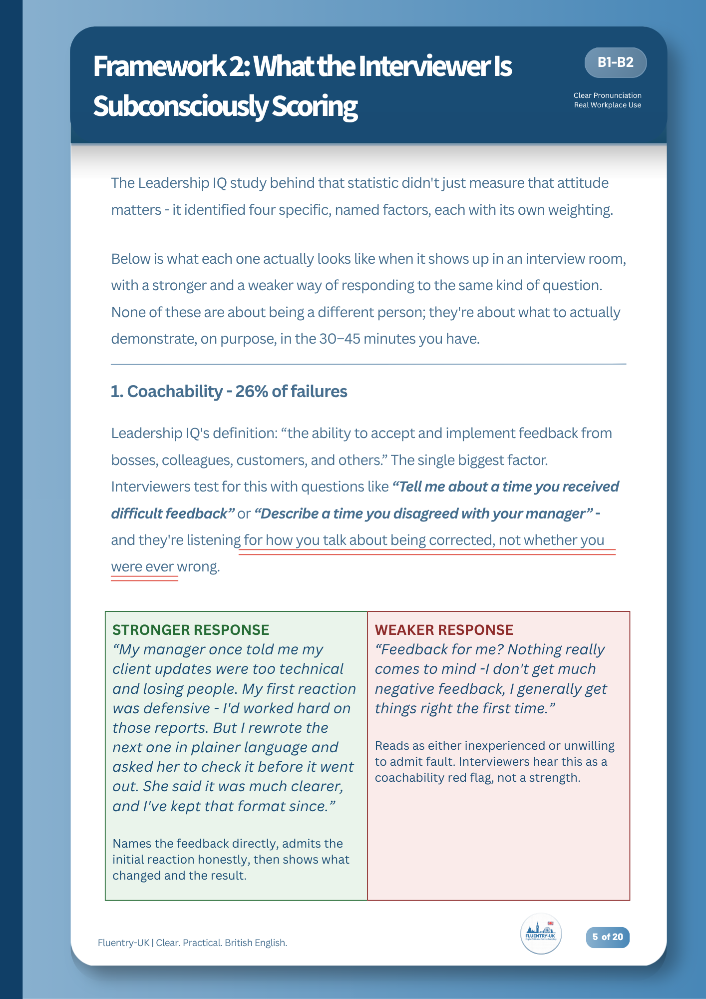 Job Interview Response Toolkit | Interview Confidence Toolkit