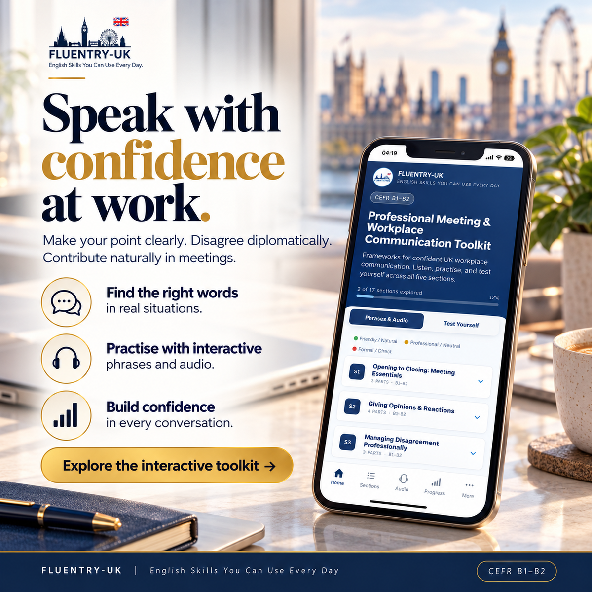 Read the Room: The Meeting Tone Decoder | Interactive Toolkit + PDF | Professional Communication Series | F L U E N T R Y - U K