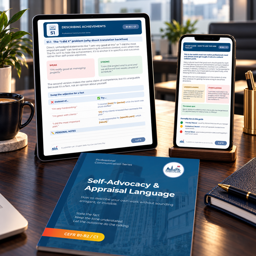 Self-Advocacy & Appraisal Language | PDF | Professional Communication Series | F L U E N T R Y - U K