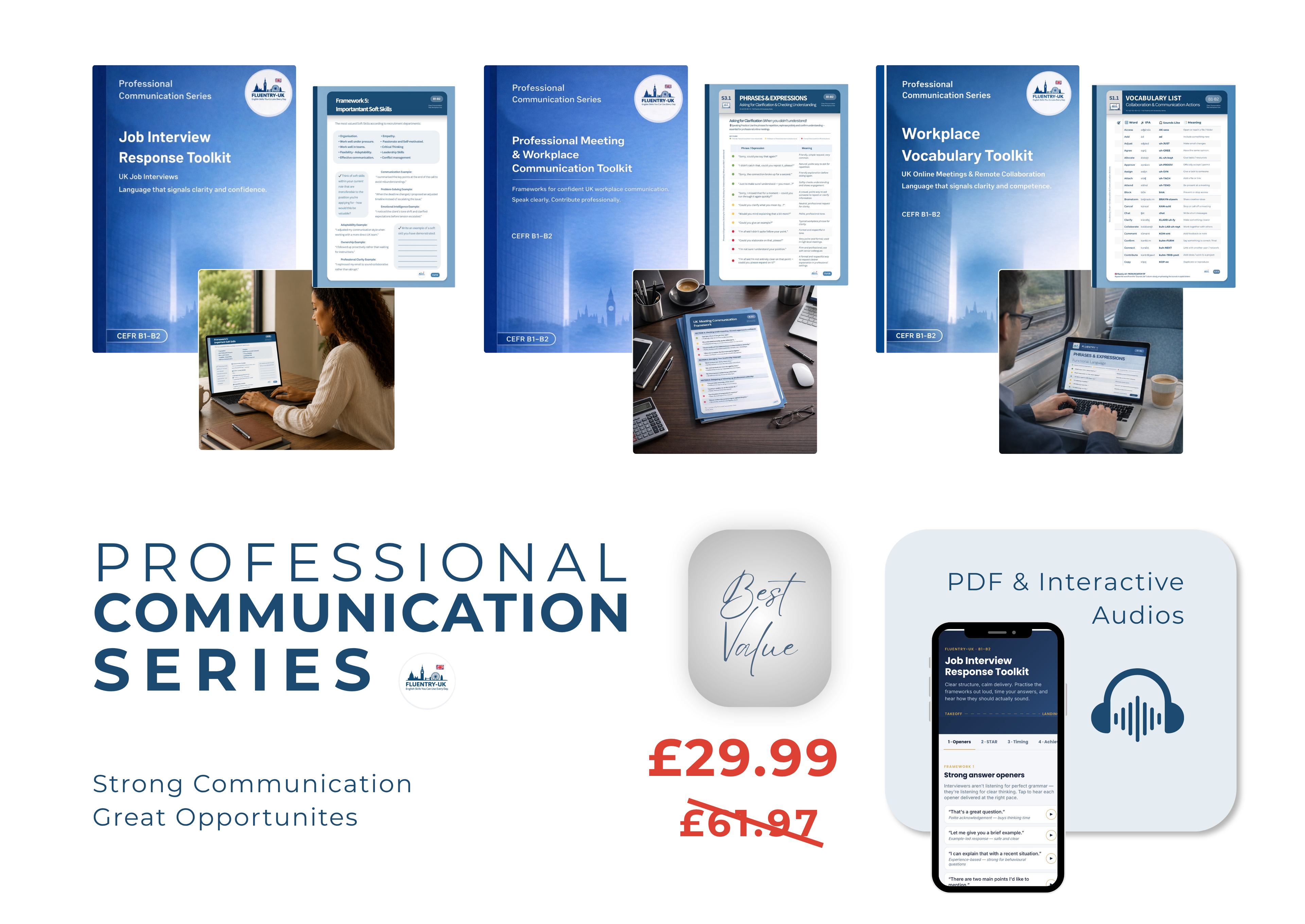 Complete Professional Communication Series: All 3 Toolkits | Best Value